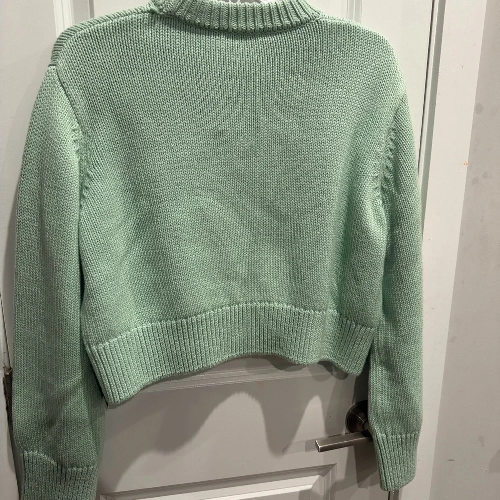 Tuckernuck Mint Green Knit Sweater Size Small - Picture 9 of 12